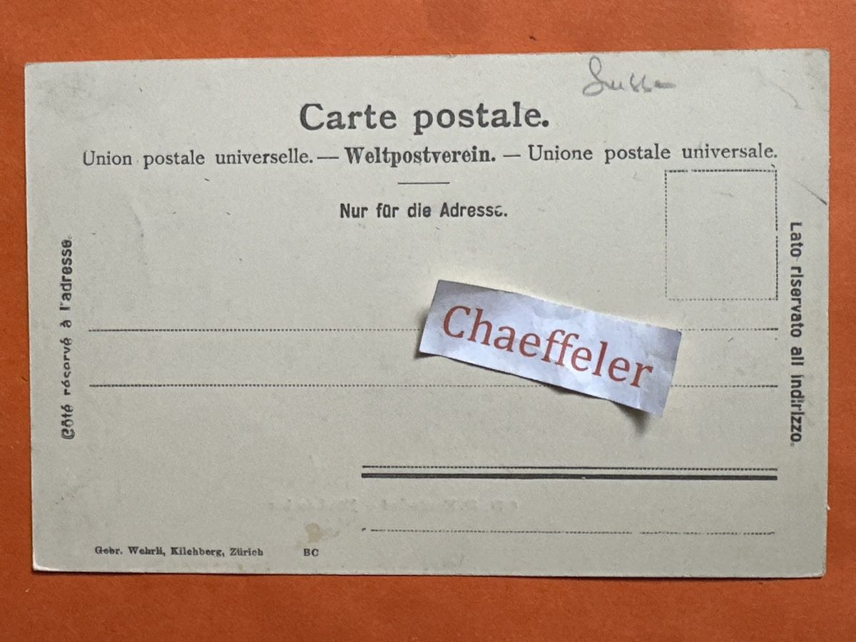 Ansichtskarten: 1904  6576 St. Moritz - Hôtel du Lac – Gebraucht aus Zürich von Chaeffeler 1