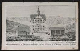 Rigi Scheidegg Lithographie von Egli