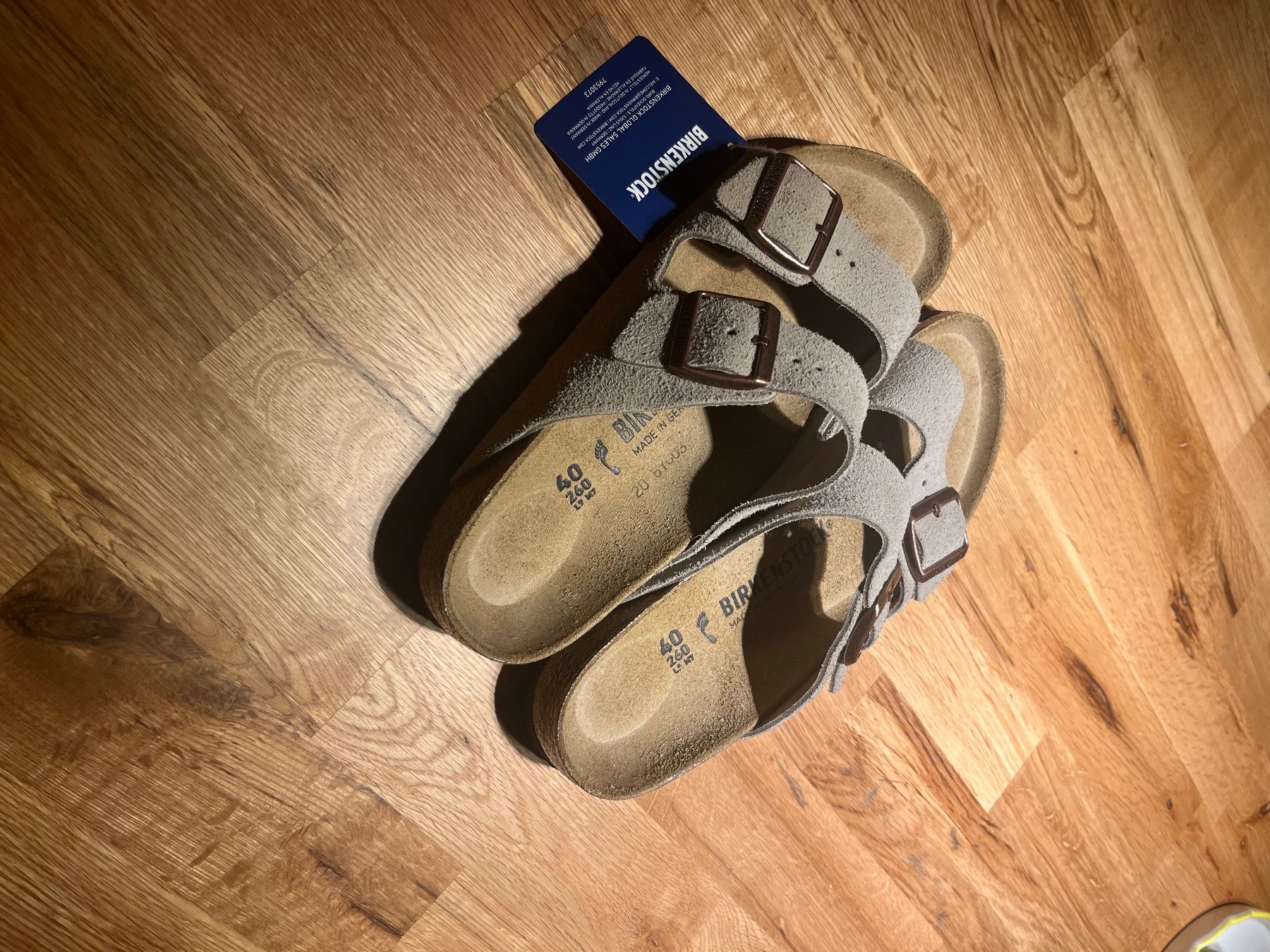 Birkenstock Scarpe da uomo: Birkenstock- Arizona Weichbettung – Nuovo e nell'imballaggio originale da Liestal venduto da lar_t5fw 1