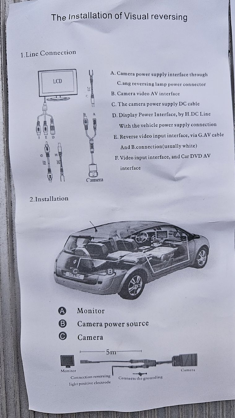 Sonstiges Fahrzeugzubehör: Rückfahrkamera System  – Neu (gemäss Beschreibung) aus Dachsen von Topparts1 2