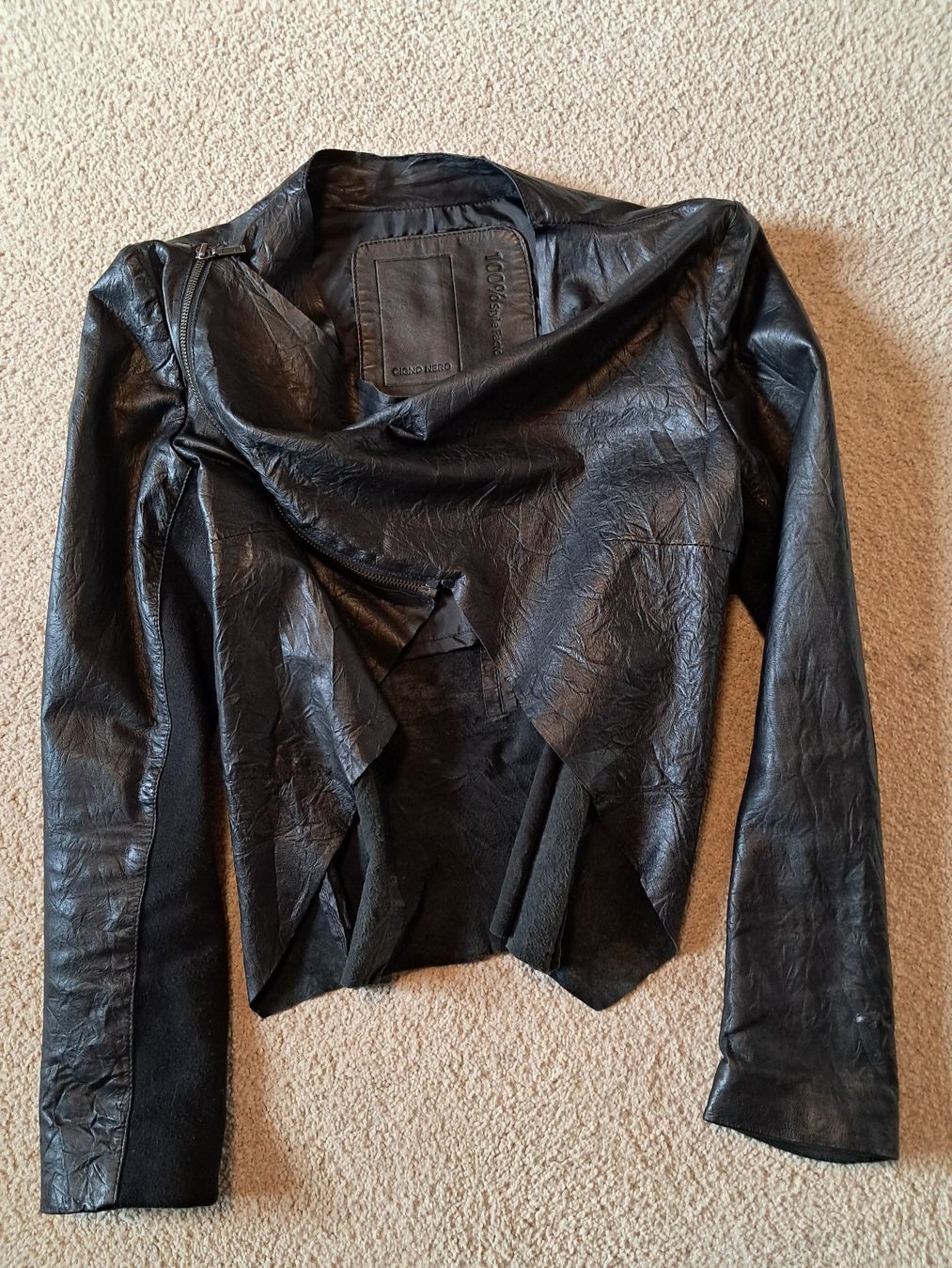 Vestes: Gigno Nero Lederjacke 34-36 Echtleder – D'occasion à Kefikon TG par theratpack20 1