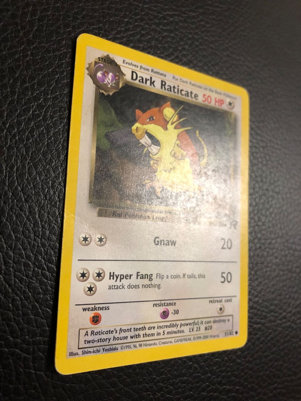 Pokémon Sammelbilder & Trading cards: Team Rocket Dark Raticate 51/82 Ab 1 – Gebraucht aus Paradiso von Pkmn10 1
