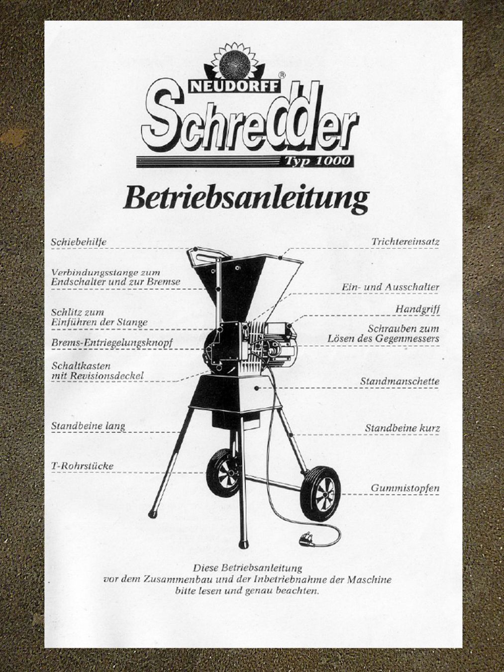 Déchiqueteuse: Häcksler Schredder Stöckler Neudorff Typ 1000 – D'occasion à Aarau par Rdodger 9