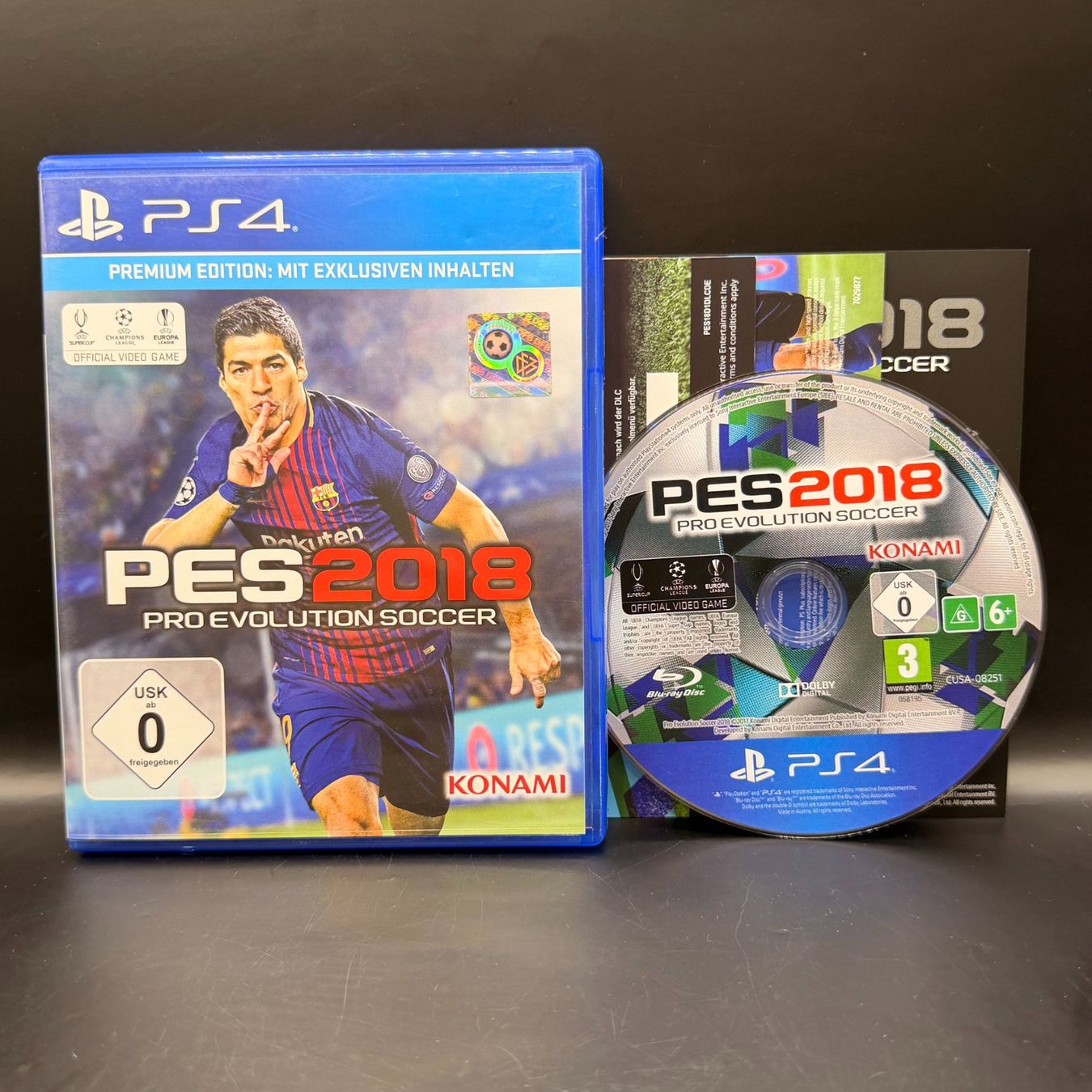 Sony Giochi: PS4 Spiel PES 2018 Pro Evolution Soccer Premium Edition – Usato da Düdingen venduto da Nerdworld