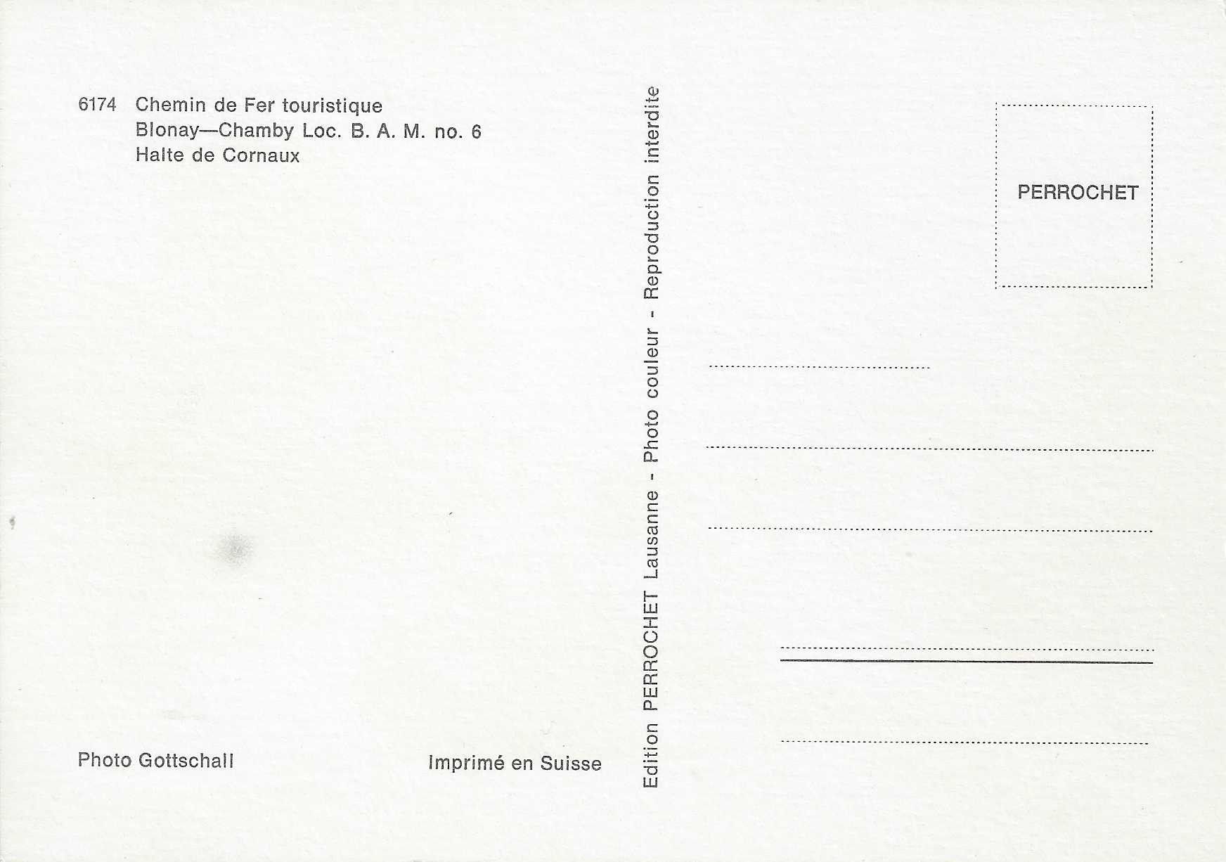Ansichtskarten: Chemin de Fer touristique Blonay-Chamby – Neu (gemäss Beschreibung) aus Rothrist von Stranglehold 1
