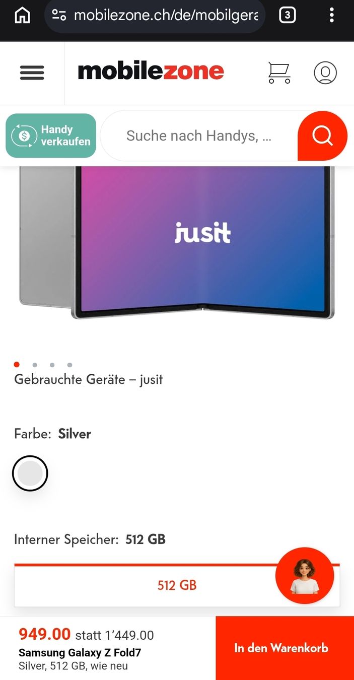 Samsung Telefoni cellulari / Smartphones: Samsung Galaxy ZFold 6/512Gb – Usato da Basel venduto da Nora2020 7