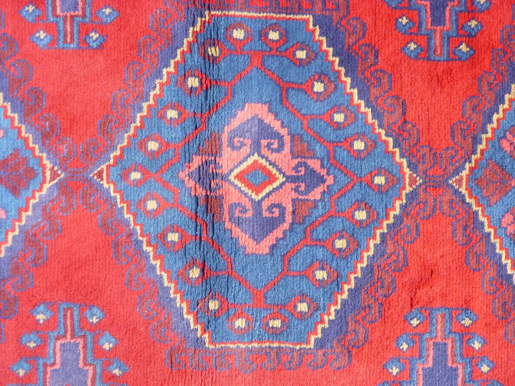 Tappeti: Wunderschöner Orientteppich, Handarbeit, Rot/Blau, 106x295cm – Usato da Küsnacht ZH venduto da zoliboli01 4