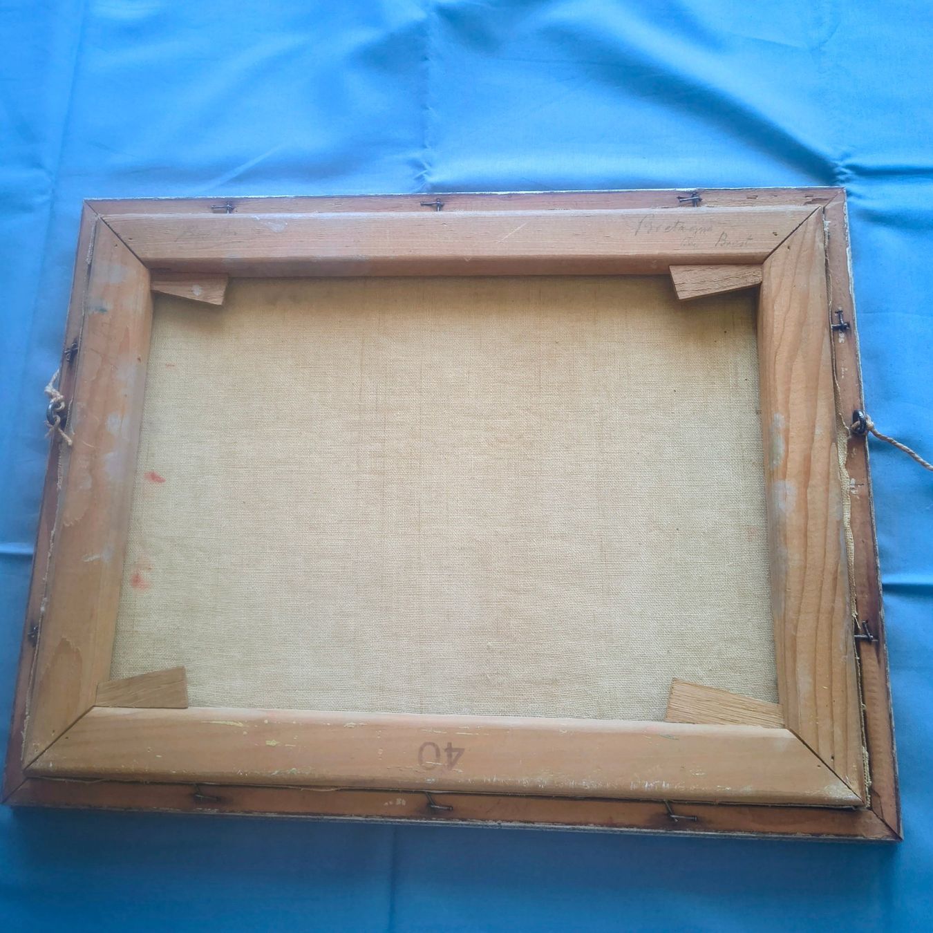 Dipinti: Gemälde Hafen mit Booten gerahmt 44x34 cm – Usato da Pfungen venduto da jungstein 1