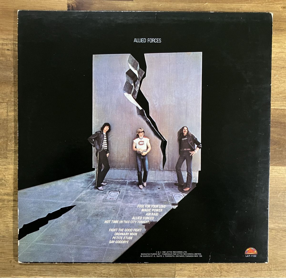 Dischi in vinile: TRIUMPH Allied Forces Vinyl LP 1981 Canada – Usato da Belp venduto da B7L0 1