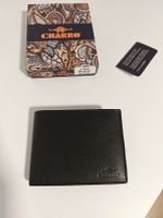 El Charro Leder Portemonnaie schwarz neu mit Box