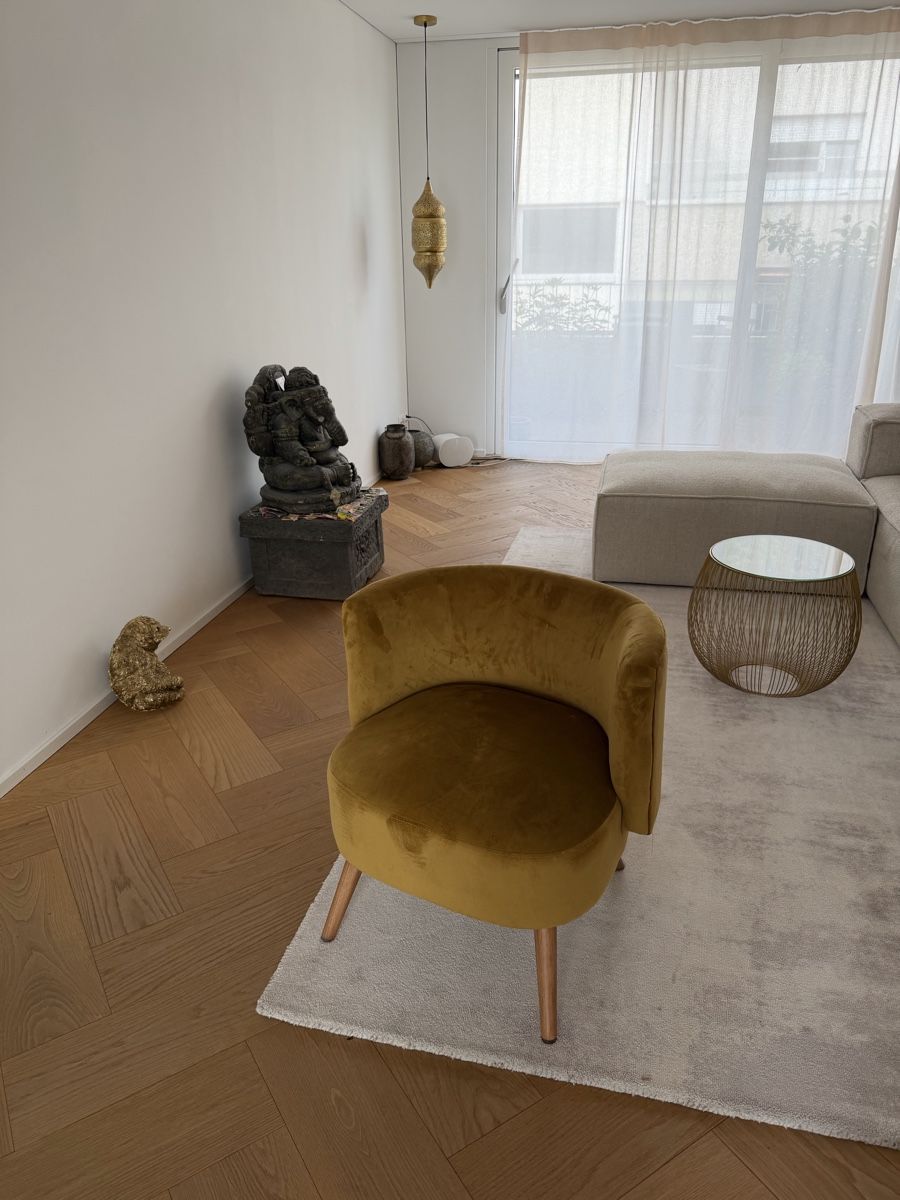Maisons du monde Sedie: Vintage Chair yellow – Usato da Zürich venduto da Tigerlily999