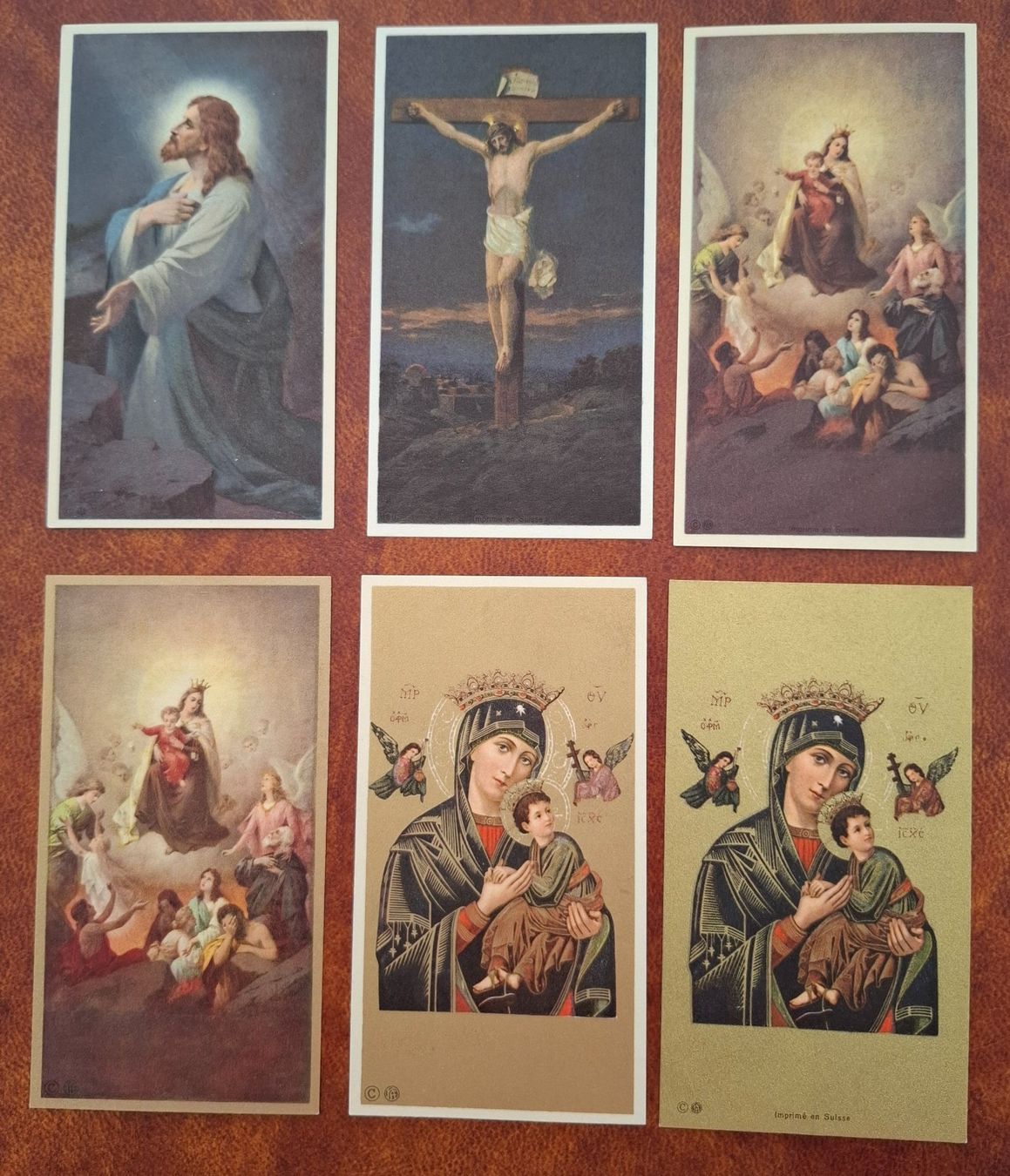 Foto & Immagini: 12 Heiligenbildli ca. 1950 - "Helgeli" – Usato da Wil SG venduto da Clanx 1
