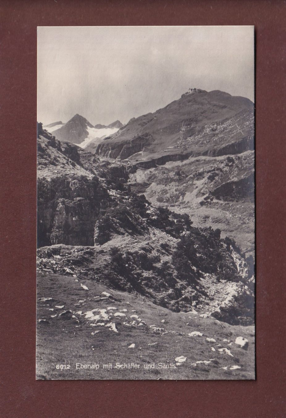 Cartoline postali: EBENALP - Schäfler - Säntis – Usato da Pully venduto da nicecards