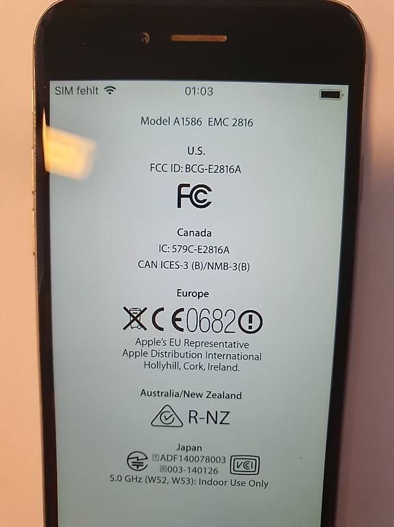 Apple Handys / Smartphones: Iphone 6s, 64GB, A1586, EMC2816 – Gebraucht aus Neuenegg von Suibrausa 3