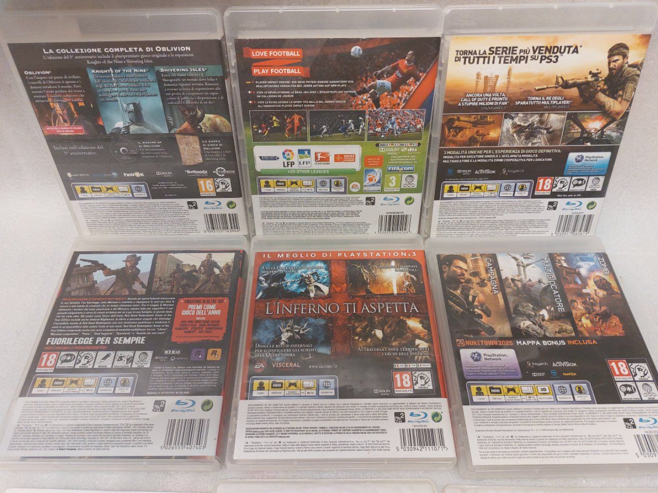 Sony Jeux: 11x Mix Giochi PS3 - Playstation 3 – D'occasion à Pambio Noranco par Pol69 1