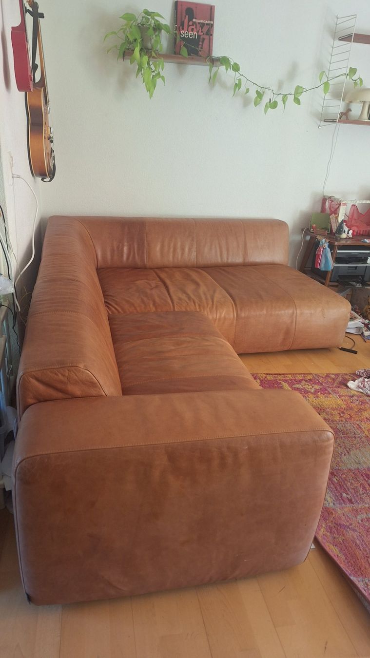 Sofas: Ledersofa Ecksofa – D'occasion à Zürich par mai_5whm 1