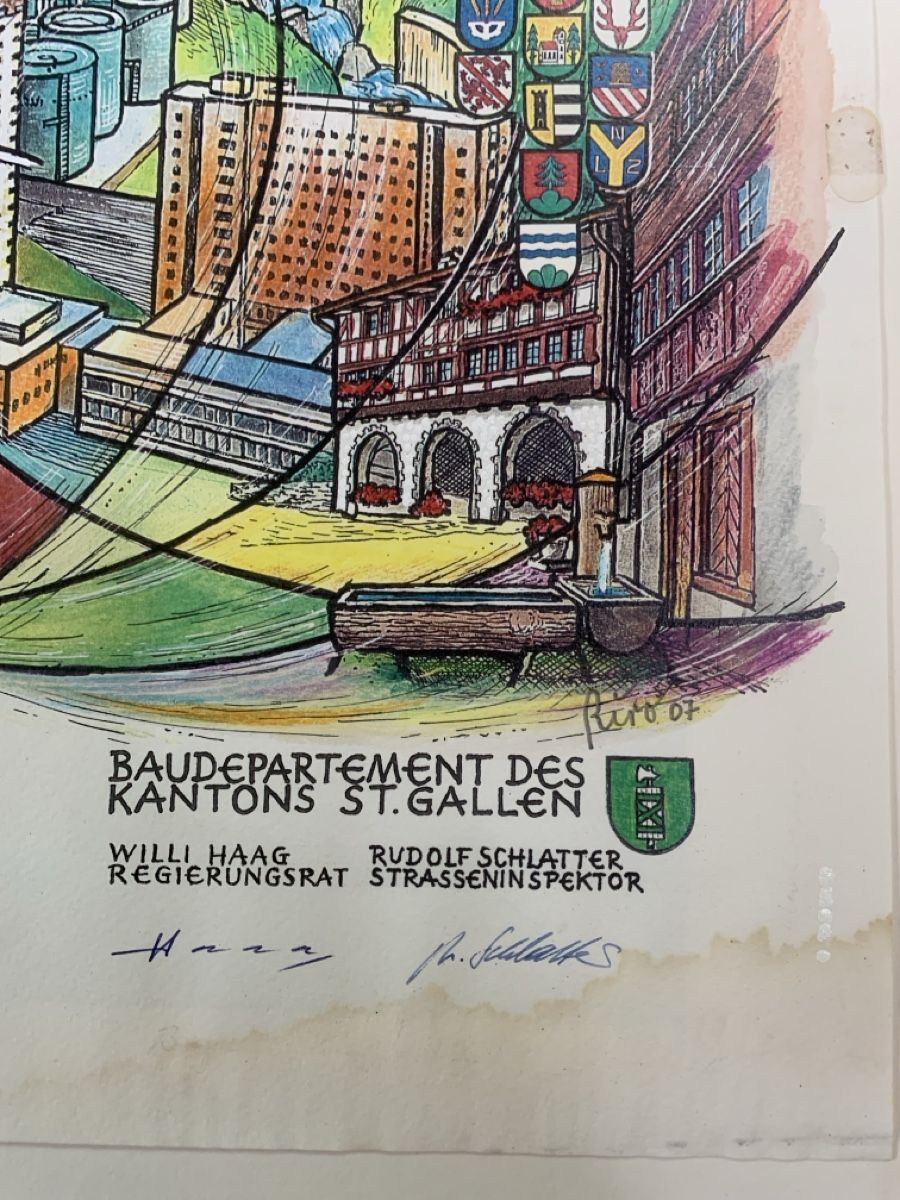 Grafica & Litografie: RIRO RIETMANN HEINER WILLI OTTO geb. 1941 – Usato da Wolfhalden venduto da SecondAntique 3
