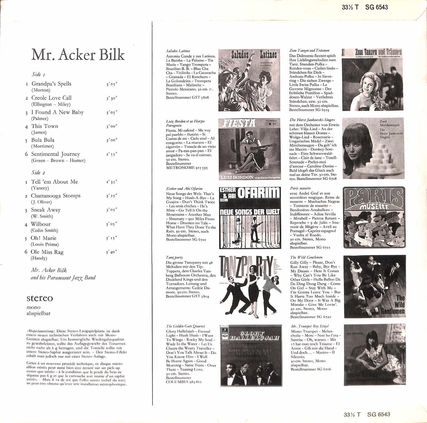 Dischi in vinile: LP Mr. Acker Bilk – Usato da Trimmis venduto da Beax72 1