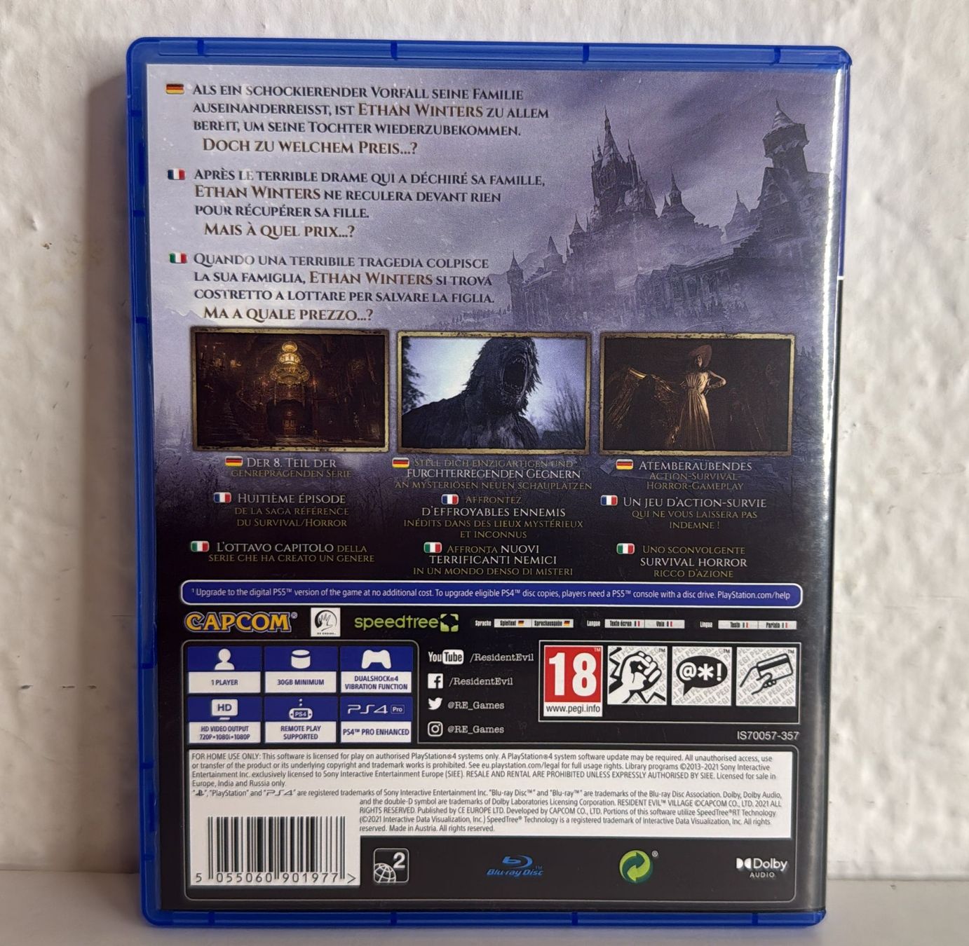 Jeux: Resident Evil Village PS4 Spiel top Zustand  – D'occasion à Ehrendingen par lax21 1