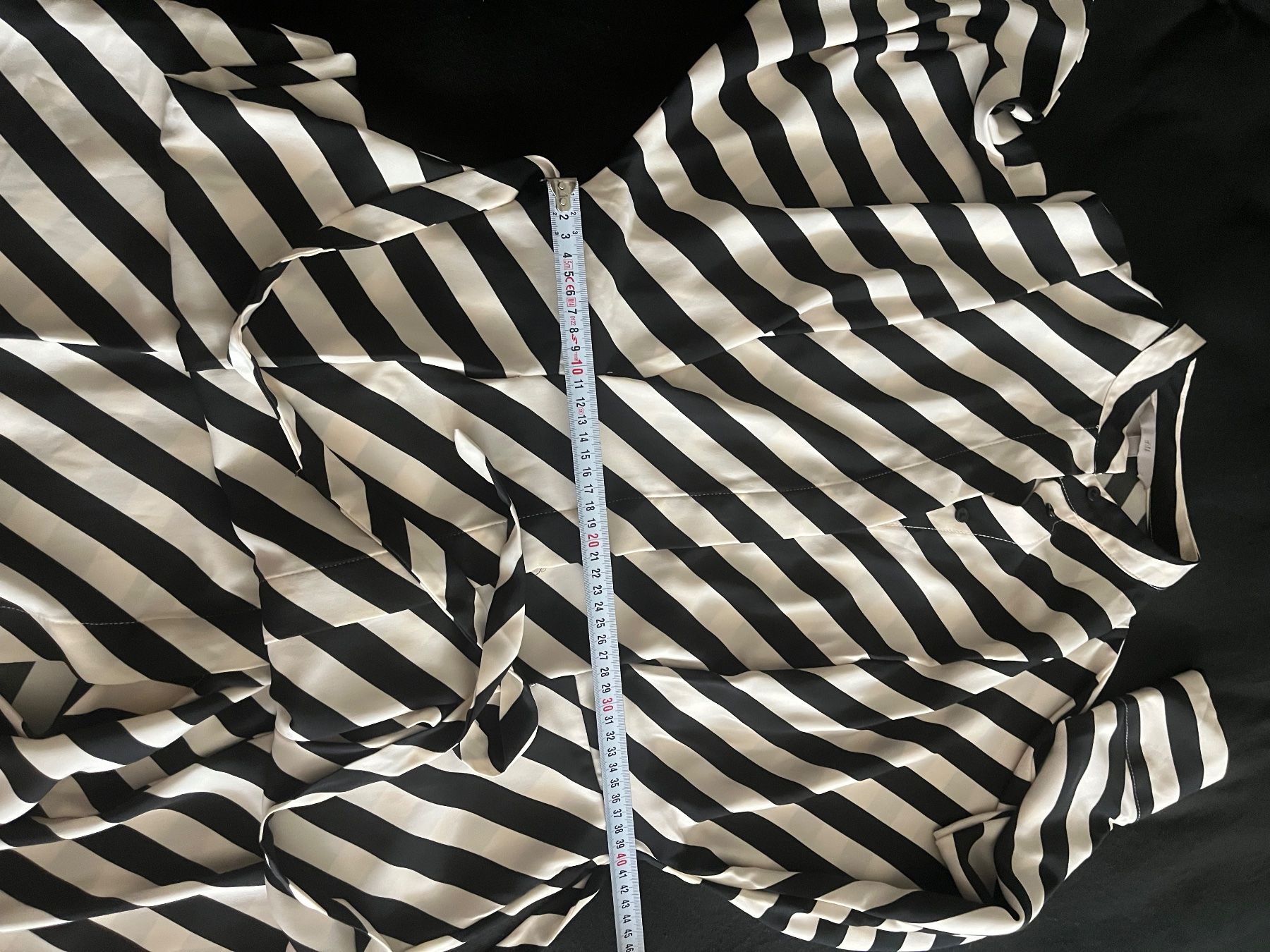 Camicette: Damen Kleid schwarz/weiss gestreift – Nuovo (secondo la descrizione) da Olten venduto da sae_82z2 4