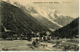 Argentières et le Mont Blanc