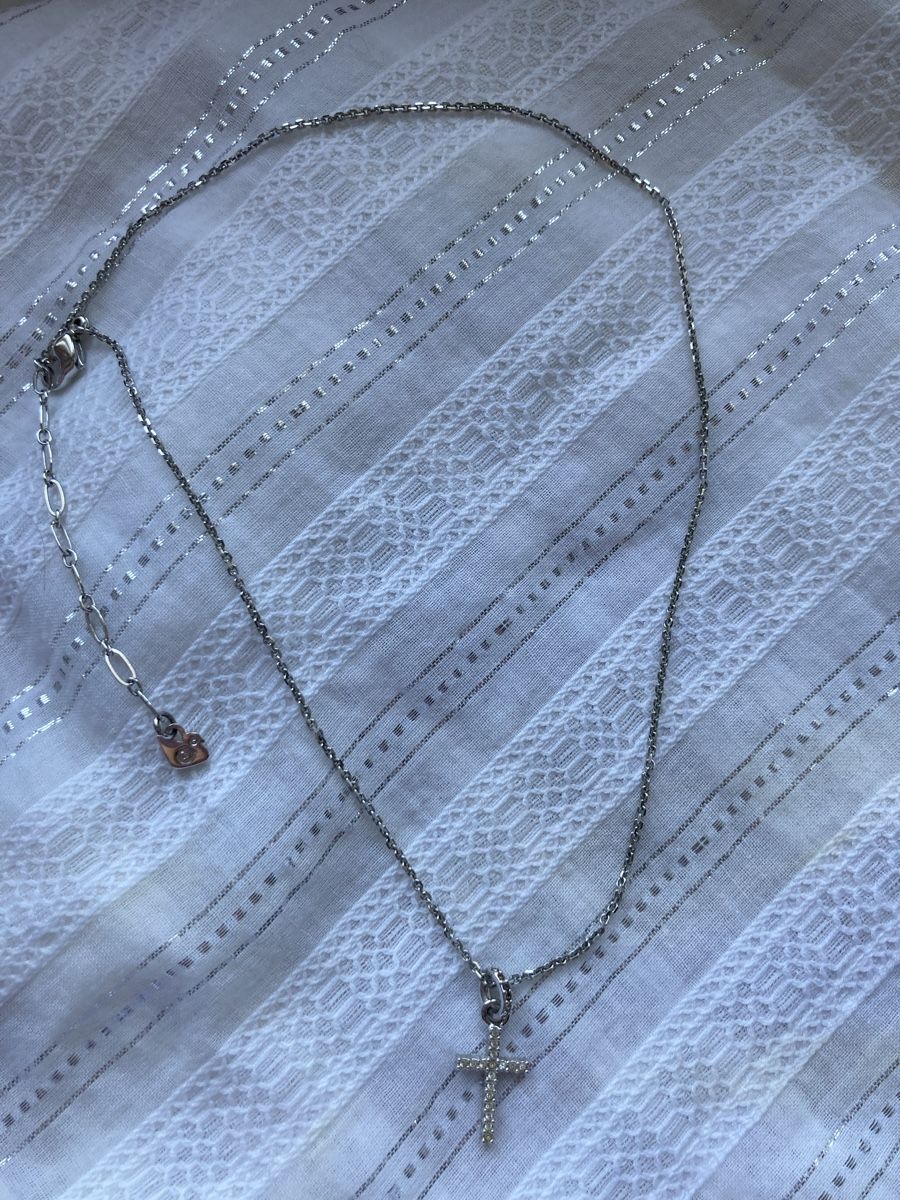 Swarovski Catenine: Swarovski Kette mit Kreuzanhänger – Nuovo (secondo la descrizione) da Arlesheim venduto da nin_wl82 2