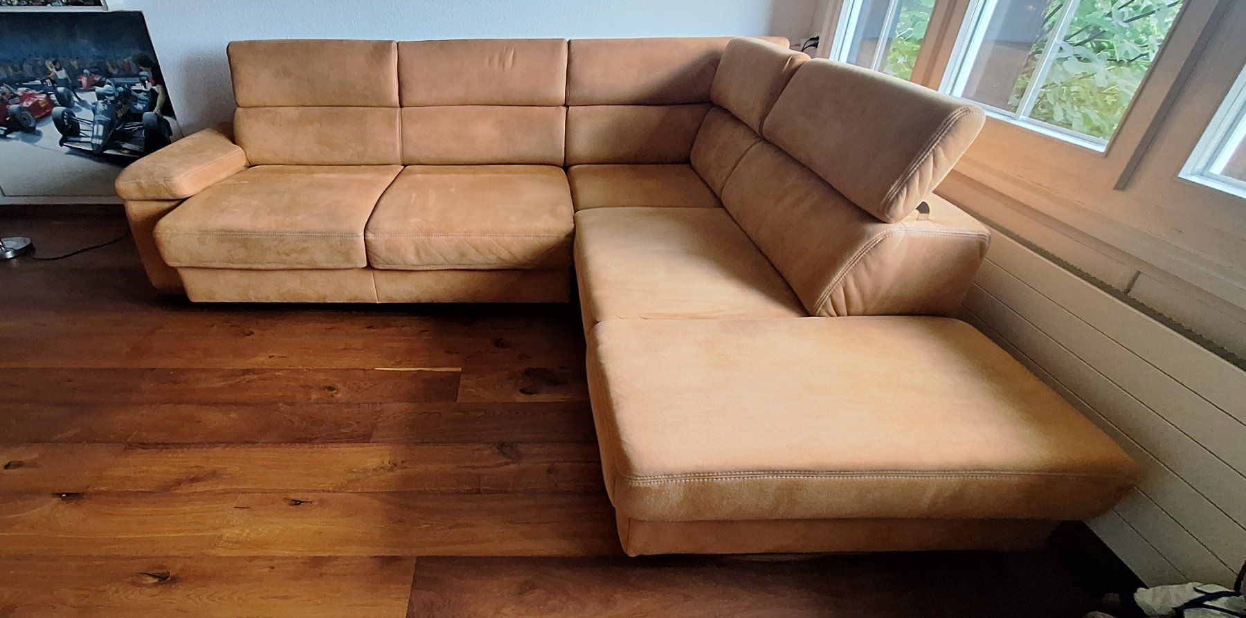Divani: Polstergarnitur /Ecksofa Microfaser Braun 175cm x 230cm – Usato da Rebstein venduto da Type25 2
