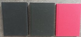 3 Notizbuecher weiss (Fabrikneu)