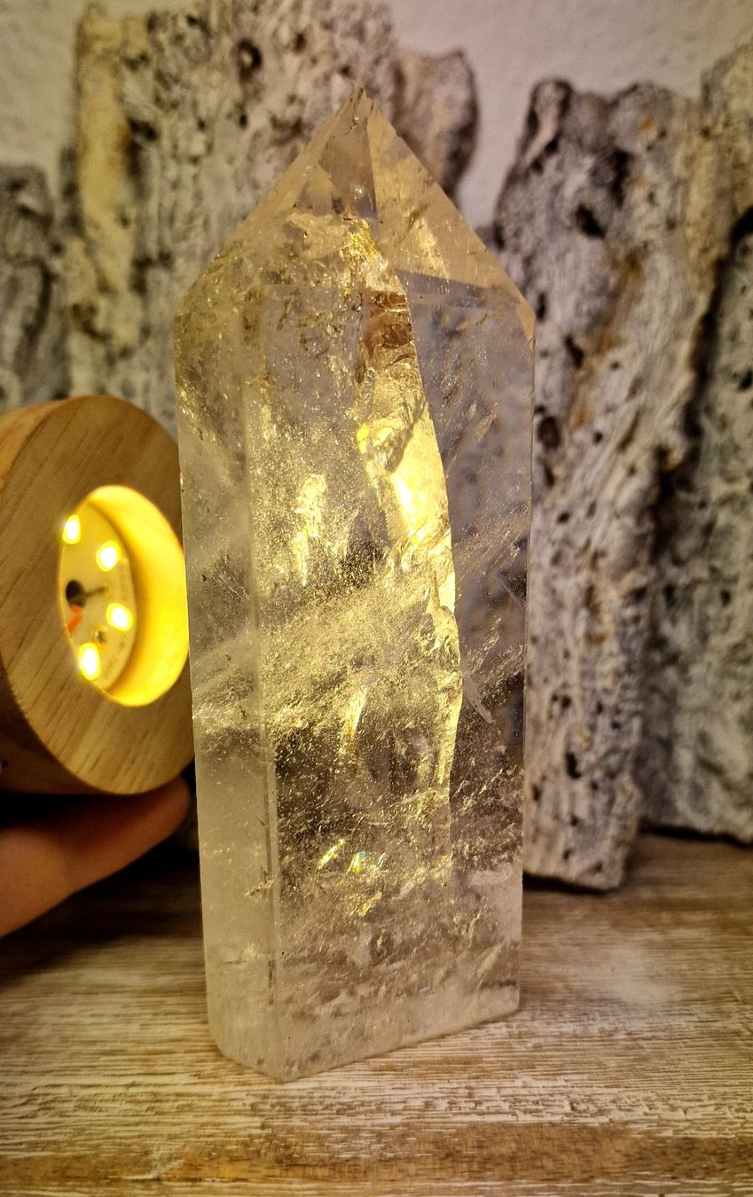 Mineralien & Heilsteine: Bergkristall Obelisk 13cm 295g – Neu (gemäss Beschreibung) aus Matzingen von Shay_Crystalz 1