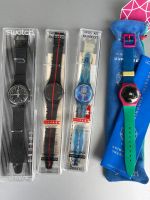 4 Swatch Uhren aus den 90er Jahren