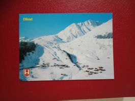 Dieni Skigebiet bei Rueras Sedrun Flugaufnahme Graubünden