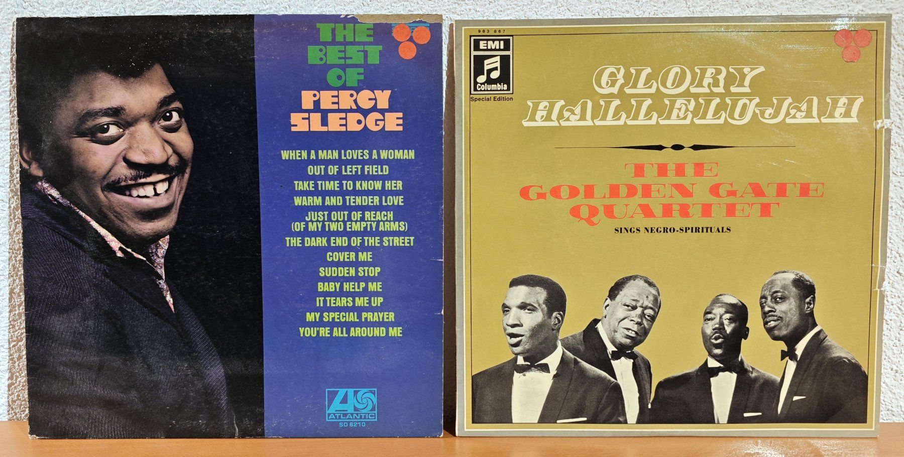 Schallplatten: 2 LPs • Percy Sledge & The Golden Gate Quartet • 1969 – Gebraucht aus Hagenbuch ZH von Maro13