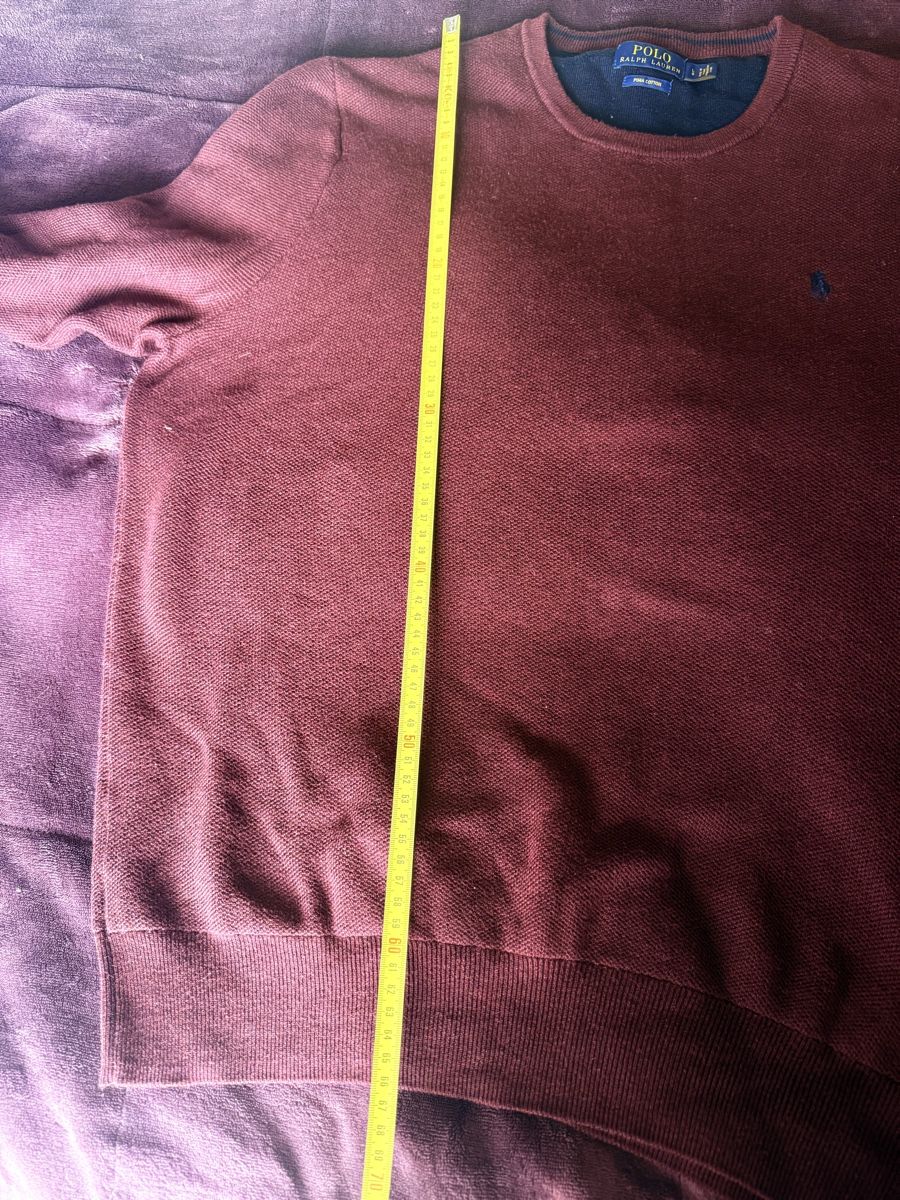 Ralph Lauren Maglioni & Felpe: Pull Ralph Lauren bordeaux, taille L – Usato da Monthey venduto da Joseph-29 3
