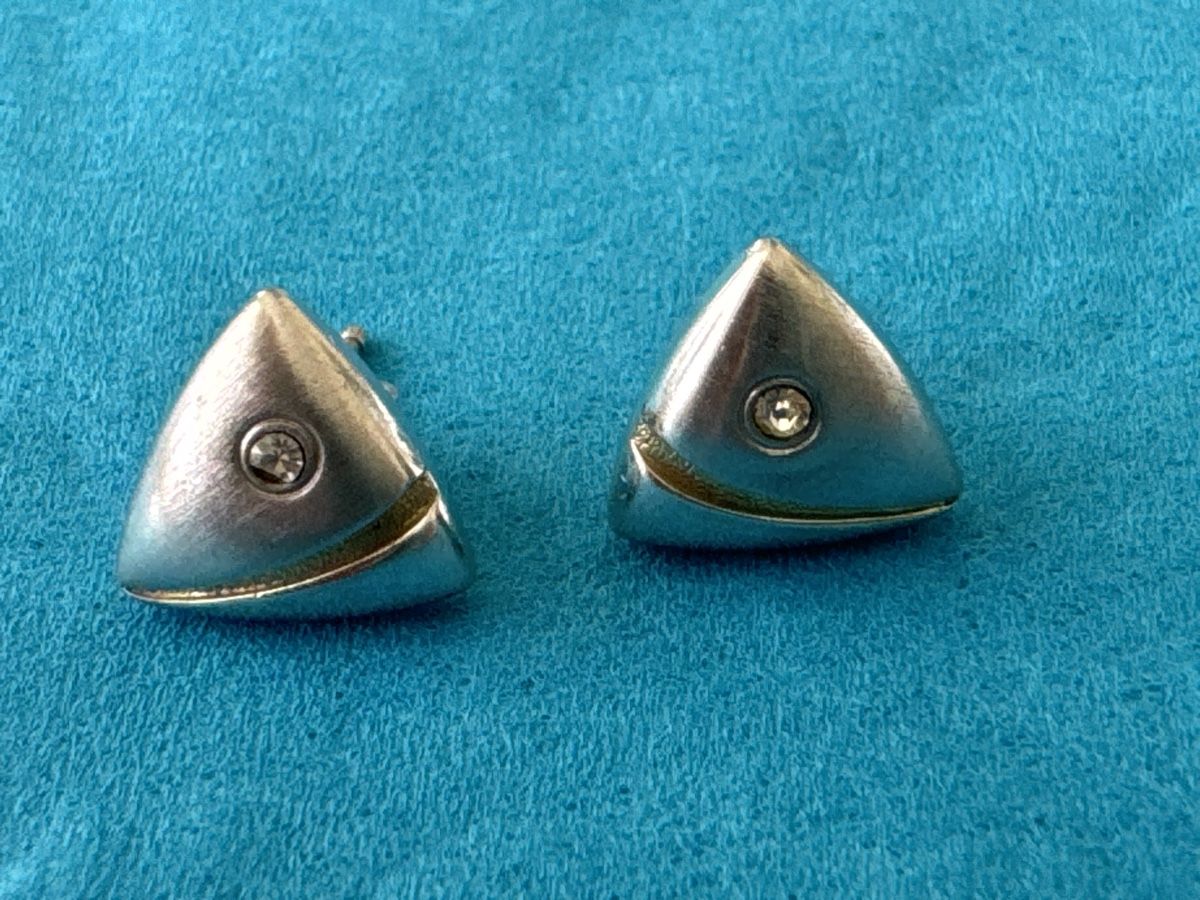 Orecchini pendenti & Orecchini a lobo: Ohrstecker silber, mit Glitzersteinchen – Nuovo (secondo la descrizione) da Huttwil venduto da graesihu