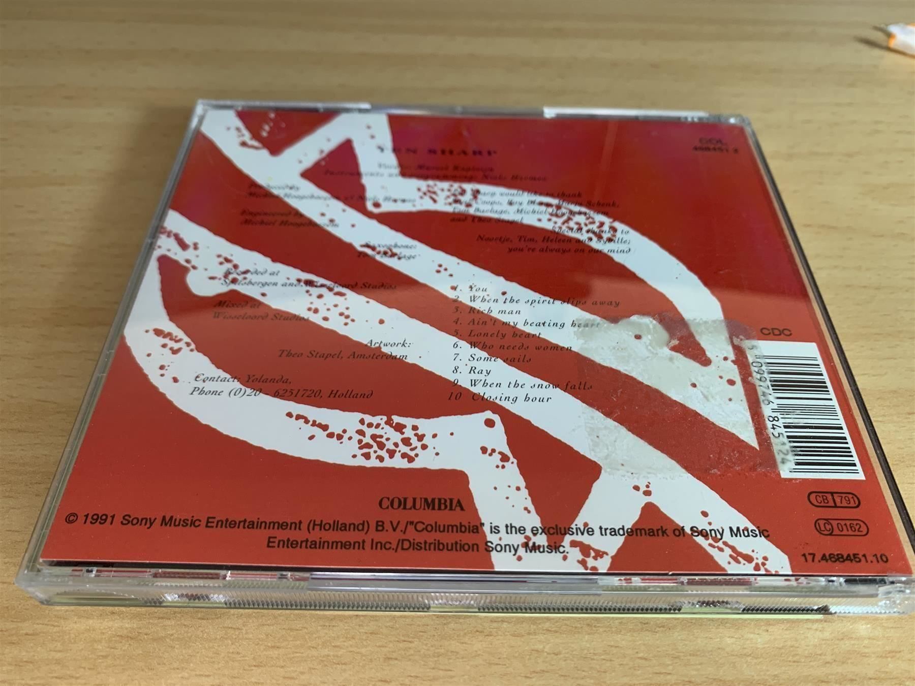 CD: Ten Sharp – Under The Water-Line - 1991 – Usato da Rikon im Tösstal venduto da Alpenmutz 1