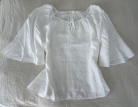 Bypias 100% Leinen Bluse Gr L/XL