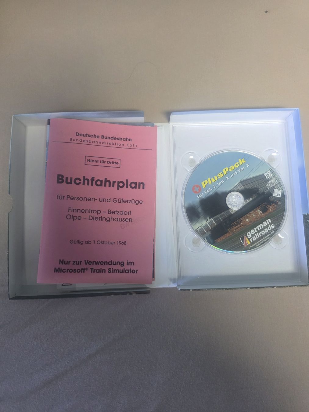 Microsoft Jeux: ProTrain Perfect & German Railroads PlusPack – D'occasion à Klingnau par tom_rd6b 2