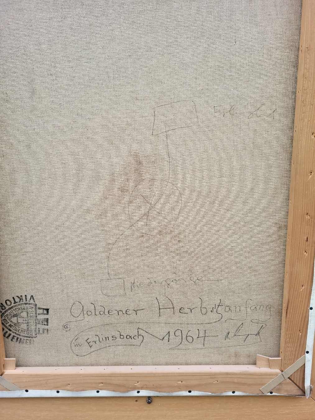 Dipinti: Bild von 1964.Unbekannter Maler. R.Langrock – Usato da Dulliken venduto da rolfmeyer67 1
