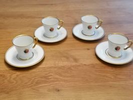 Langenthal Espressotassen Berner Liedertafel - 4Stk.