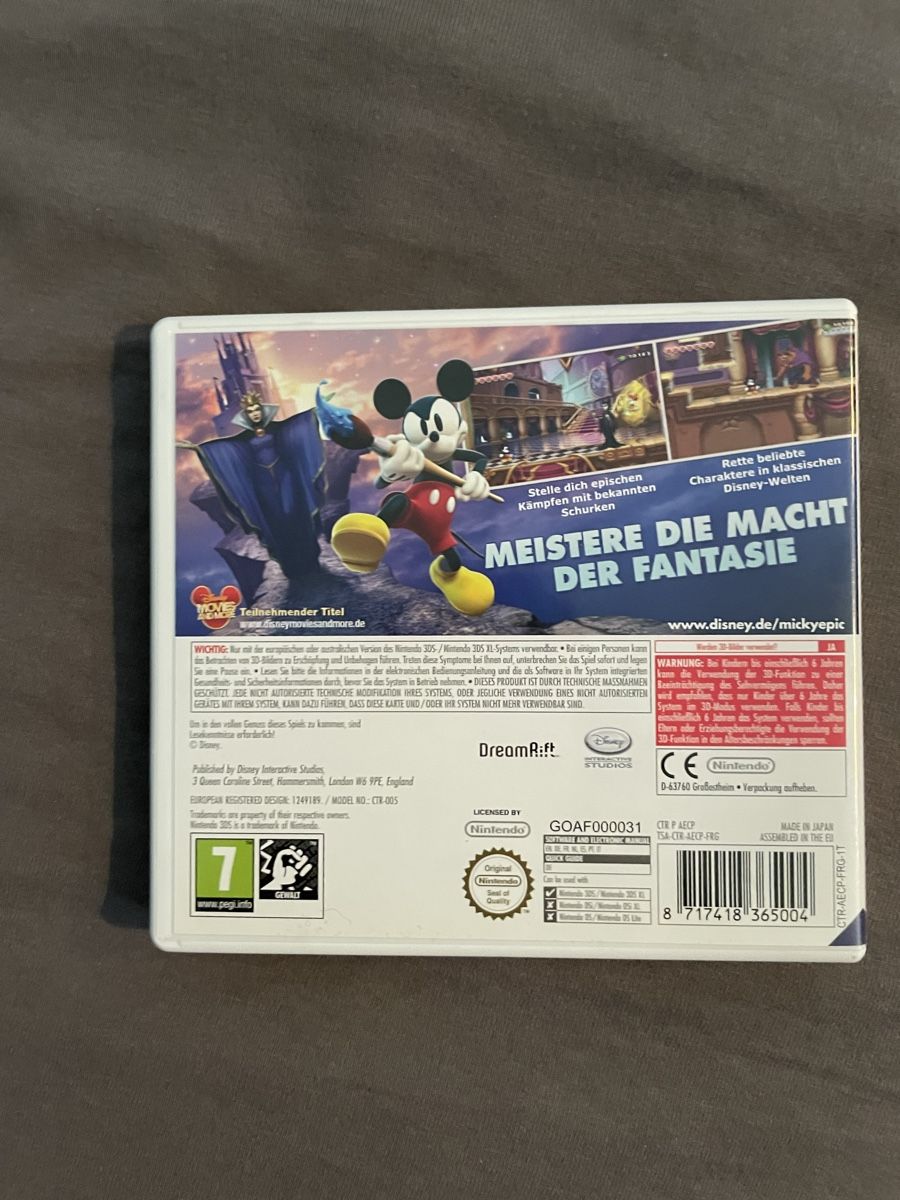 Giochi: Micky Epic - Nintendo 3DS Spiel – Nuovo (secondo la descrizione) da Glattbrugg venduto da kar_7njd 1