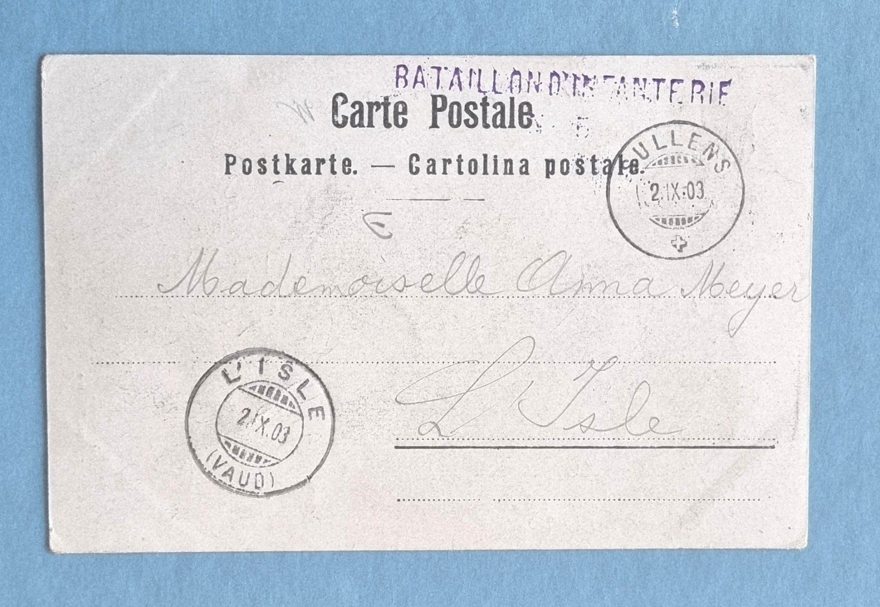 Cartoline postali: Souvenir de Sullens - 1909 – Usato da Rothrist venduto da RROENK 1