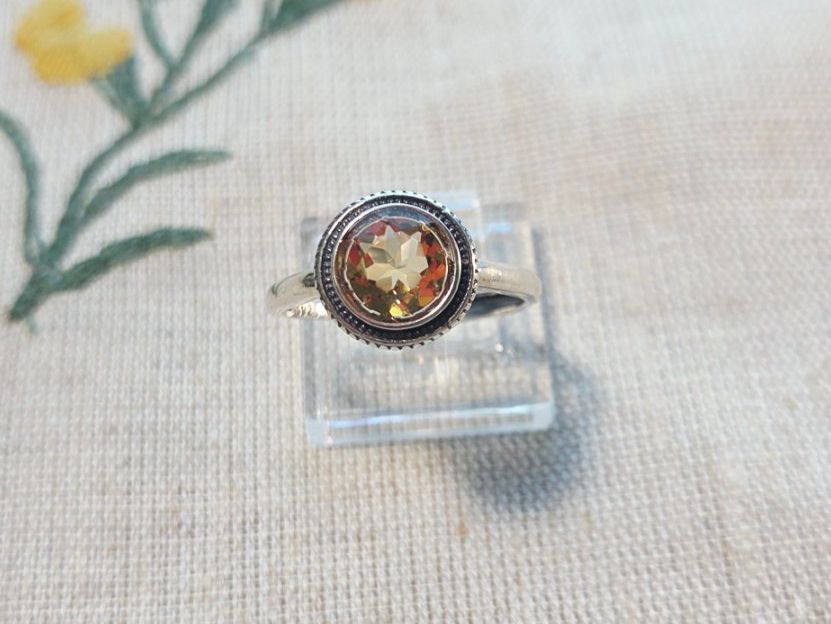 Anelli: NEW - S925 Citrine Ring (Adjustable) – Nuovo (secondo la descrizione) da Zürich venduto da cin_wcf6
