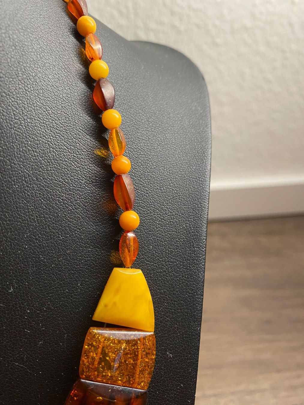 Catenine: Bernstein Halskette Collier Multicolor flach – Usato da Pratteln venduto da a23_j2gs 2