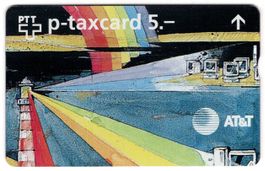 AT&T Leuchturm - seltene FullFace Firmen Taxcard
