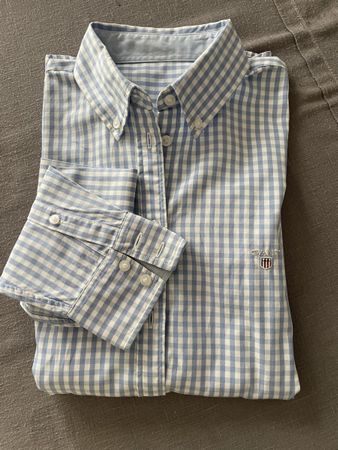 GANT Bluse kariert blau/weiss  Grösse M    