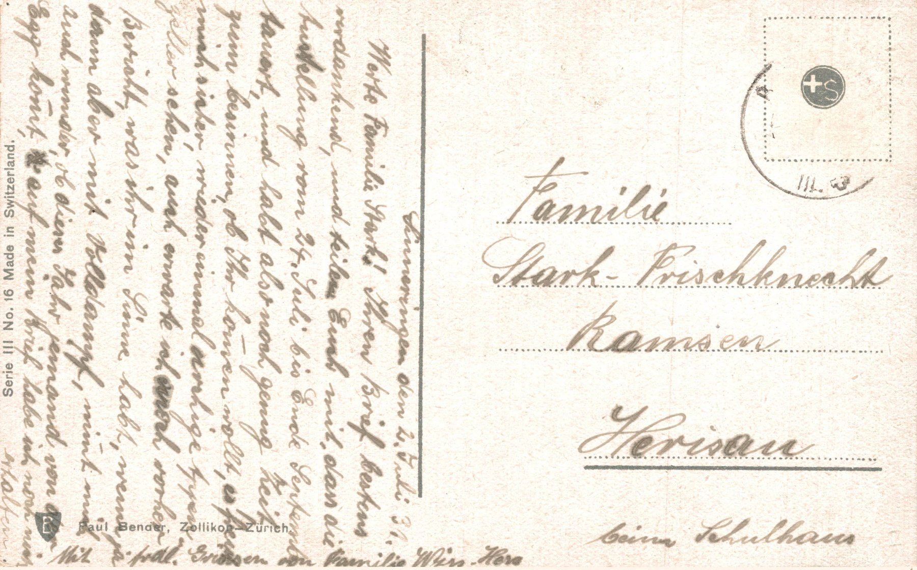 Cartoline postali: Mädchen mit Ziege auf der Weide – Usato da Bronschhofen venduto da Astore 1