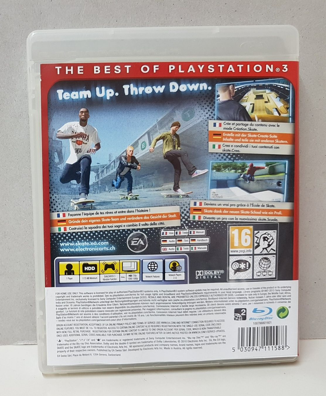 Sony Giochi: Skate 3 Gründe dein eigenes Skate-Team  PS3 – Usato da Schüpfheim venduto da Games_Spielkonsolen 3