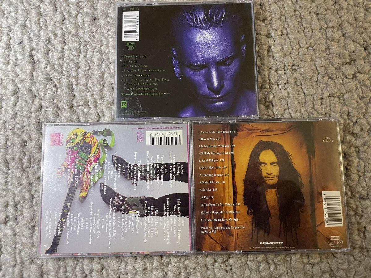 CDs: 3x Steve Vai – Gebraucht aus Reinach AG von trigger7811 2