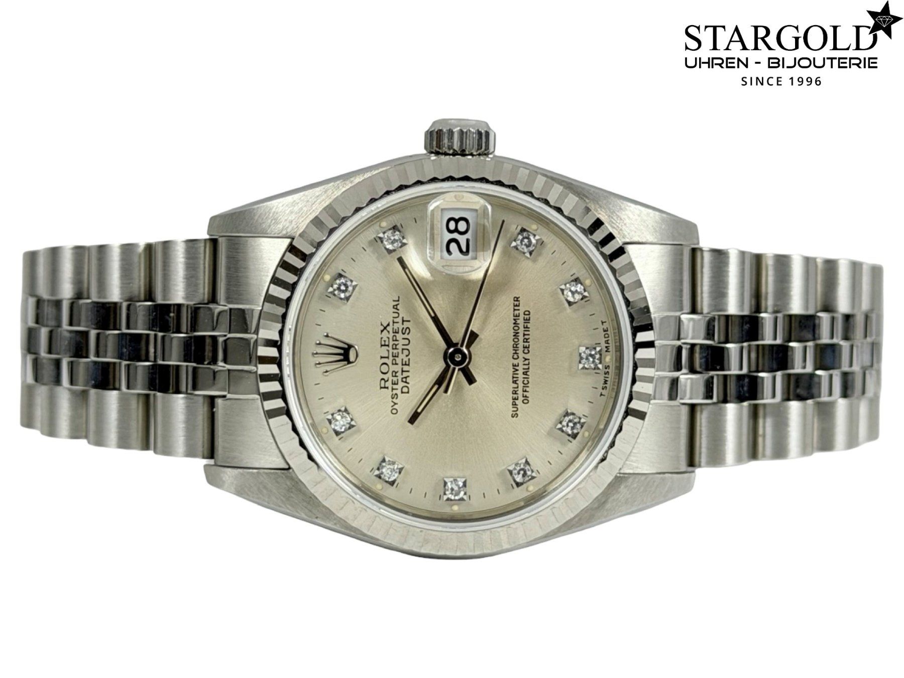 Rolex Uhren: Rolex Datejust 31 mit Diamanten - 68274 – Gebraucht aus Zürich von Stargold-Uhren 3