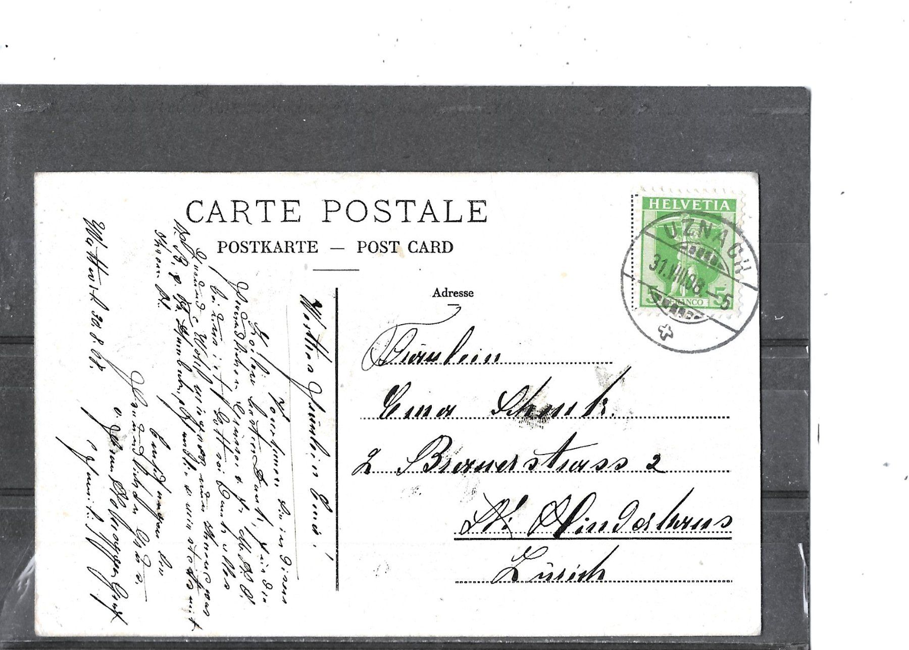 Ansichtskarten: SG Wattwil 1908 Rickenstrasse mit Postkutsche – Gebraucht aus Schocherswil von Wilare 1
